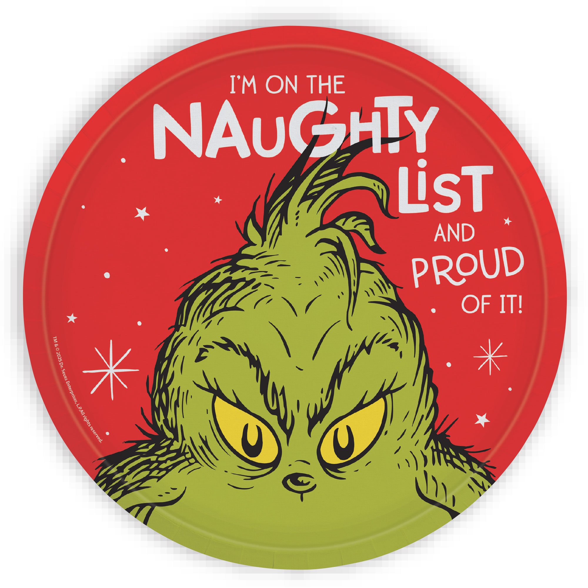 Dr. Seuss The Grinch 23cm Paper Plates NPC