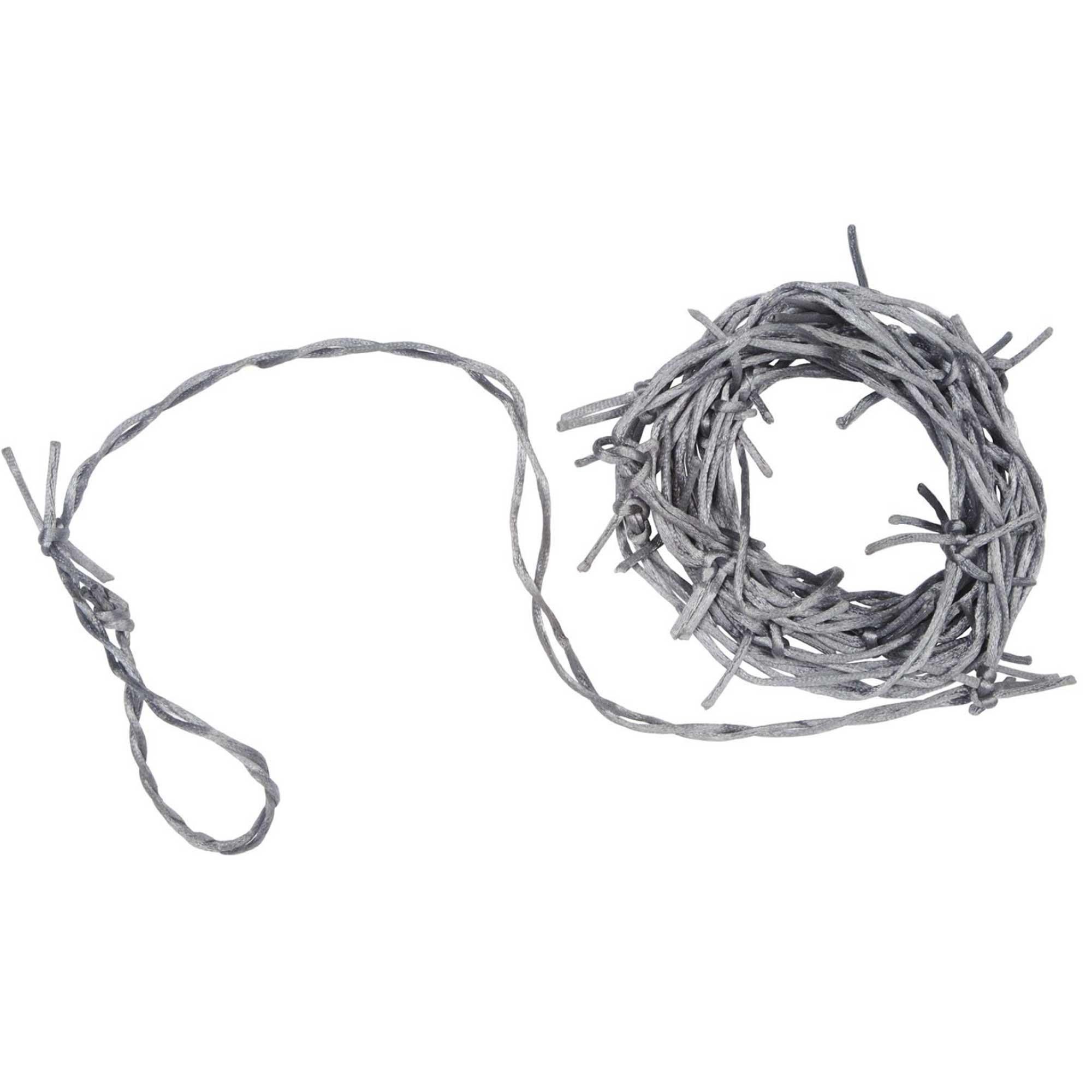 Beistle Silver Barbed Wire Garland