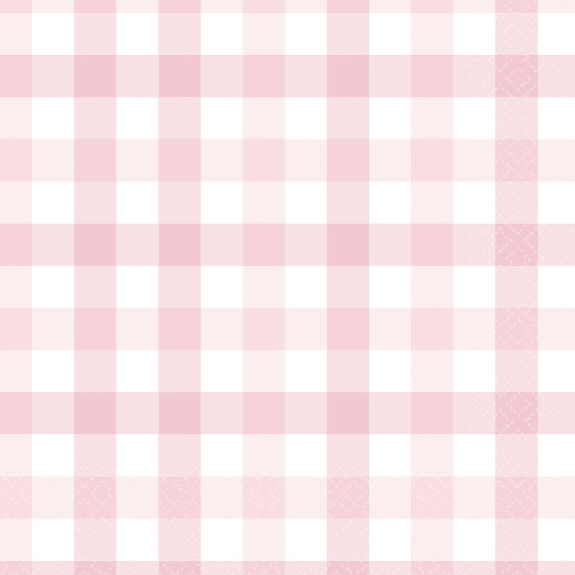 Gingham Lunch Napkin Pastel Pink