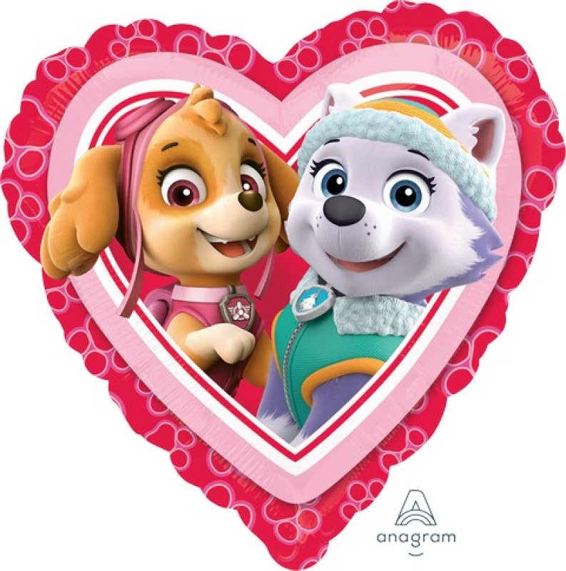 45cm Standard HX Paw Patrol Love - Girl S60 : Amscan Asia Pacific