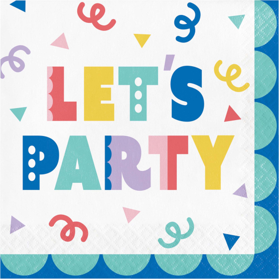 Party Patterns Lunch Napkin