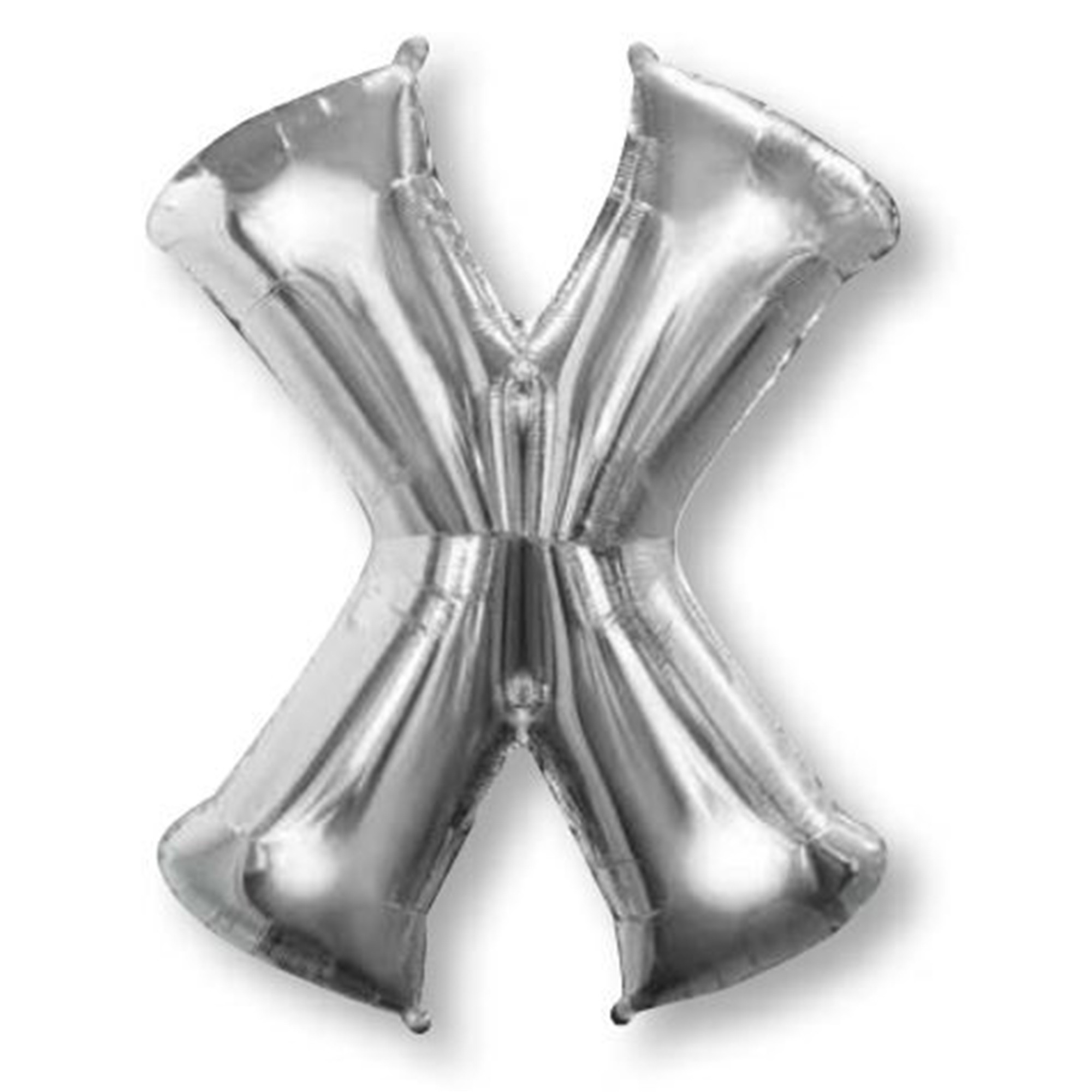 SuperShape Letter X Silver L34
