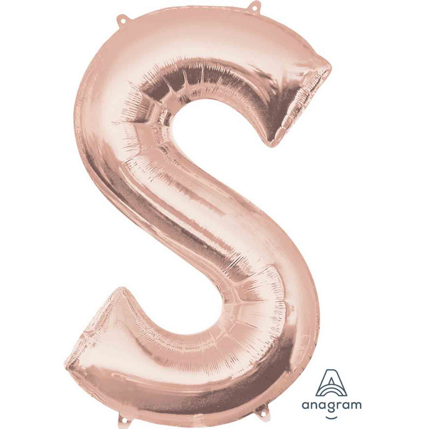 SuperShape Letter S Rose Gold L34