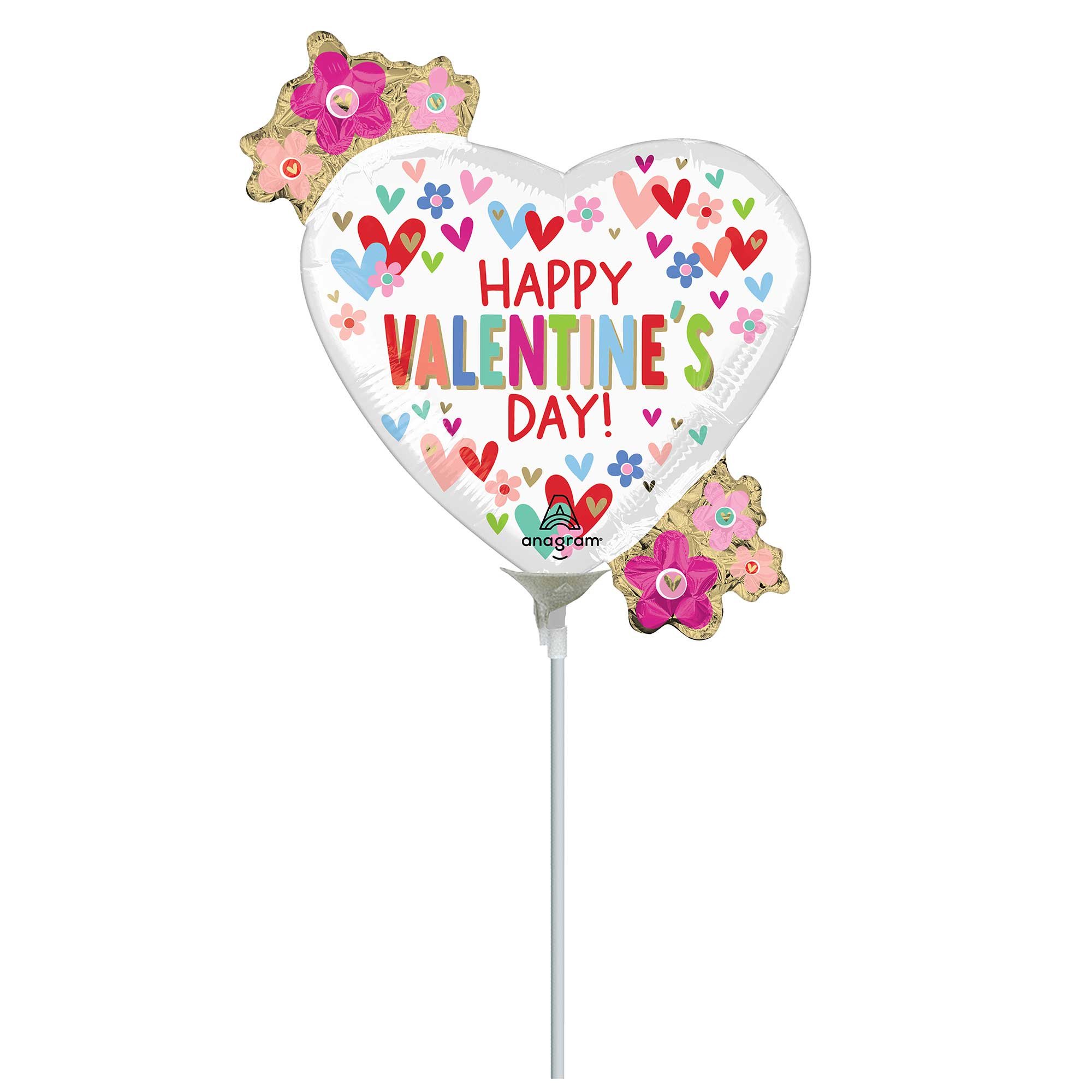 Mini Shape Valentine Hearts & Daisies A30
