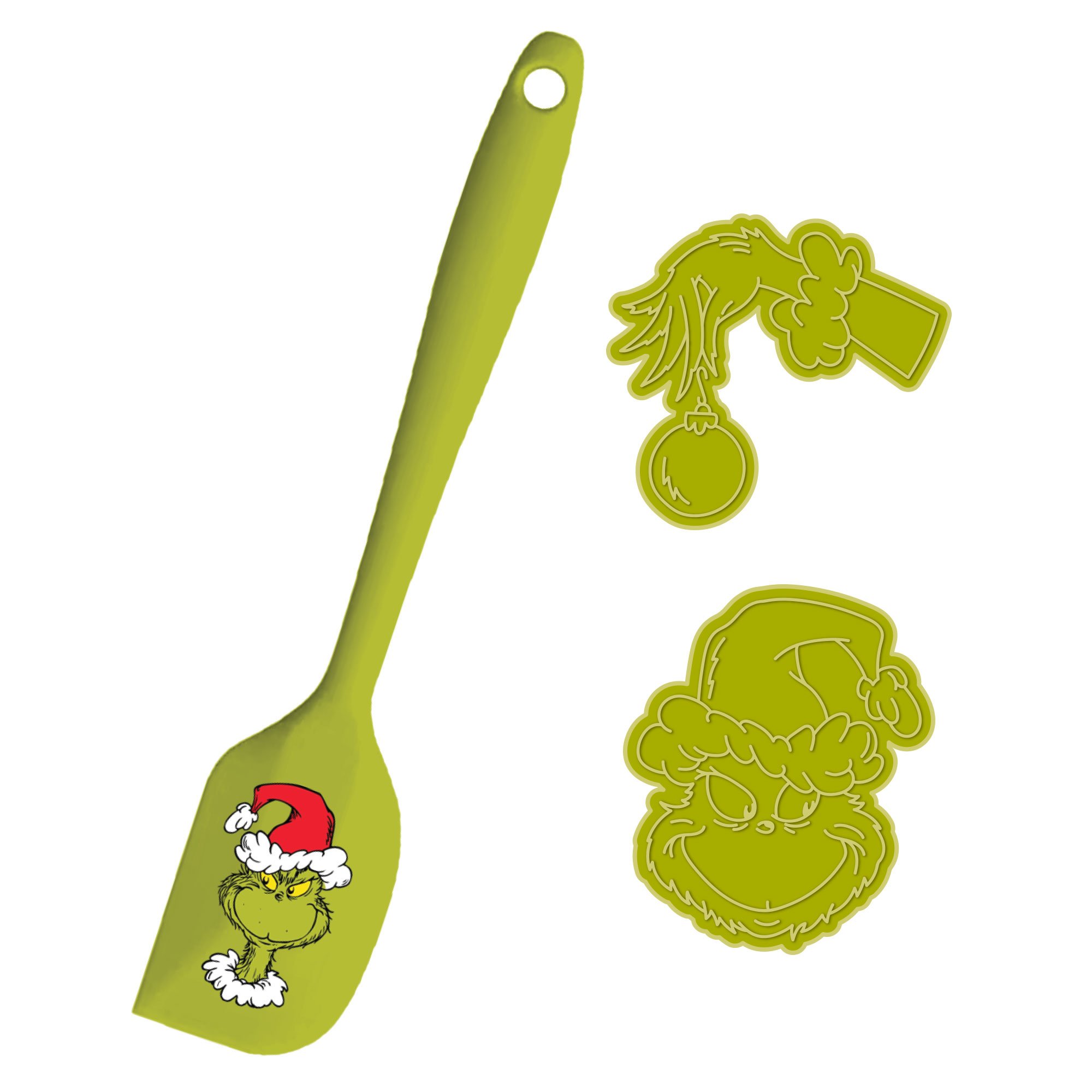 Dr. Seuss The Grinch Spatula with Cookie Cutter