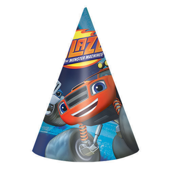 Blaze Paper Cone Hats