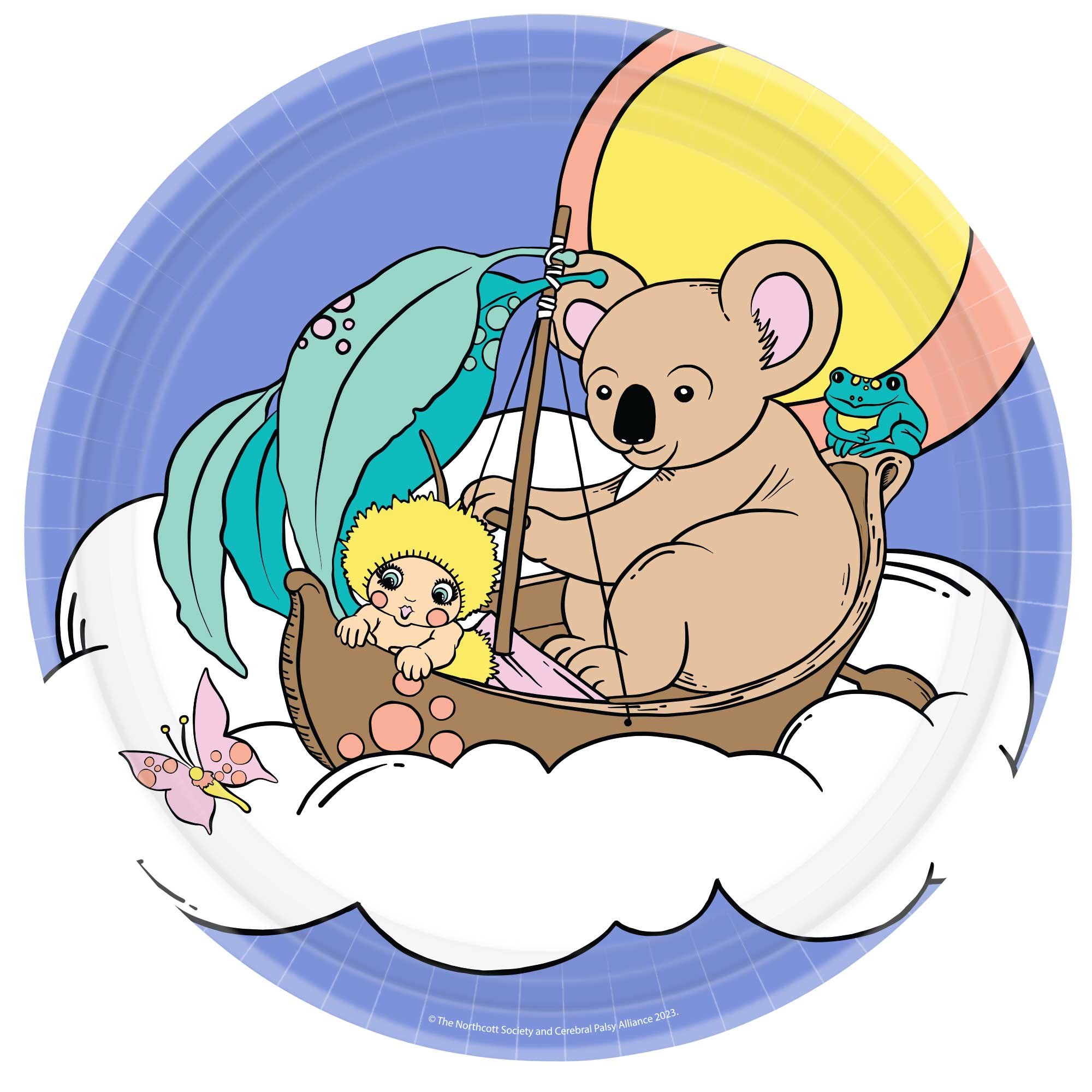 May Gibbs 23cm Round Paper Plates NPC