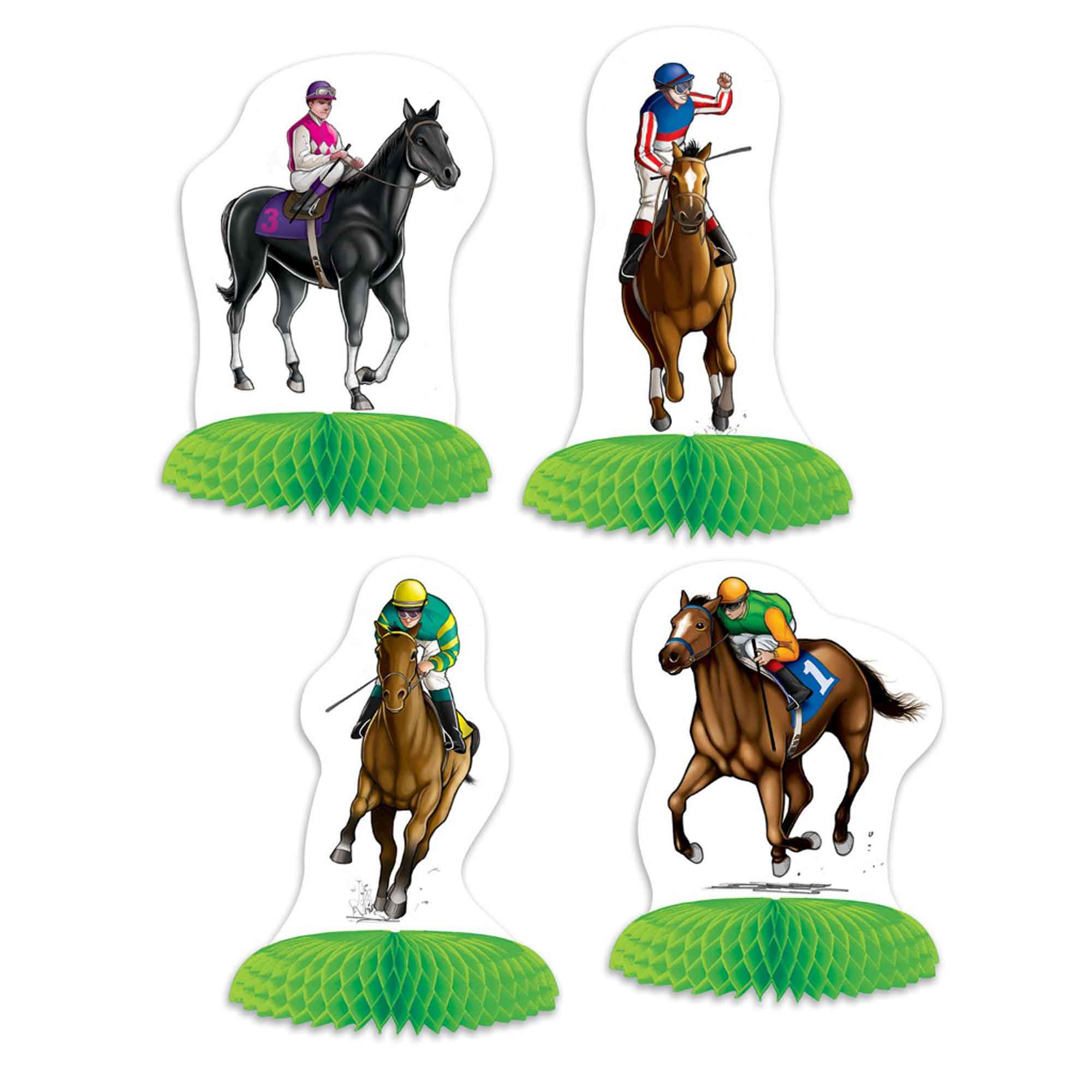 Beistle Horse Racing Mini Centerpieces