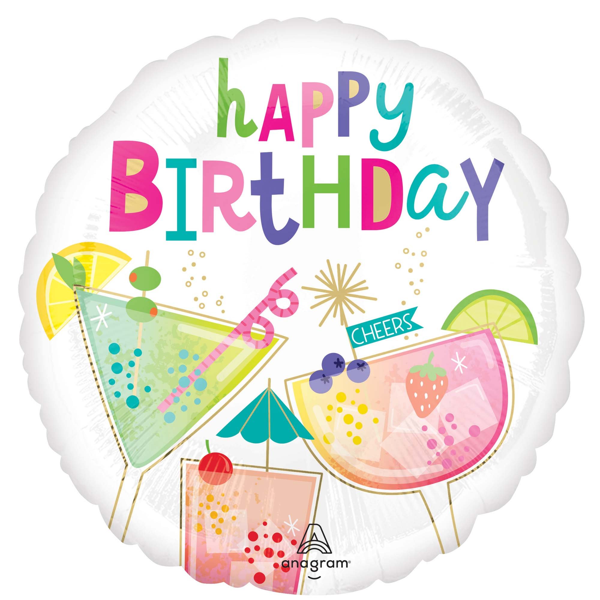 45cm Standard HX Cocktail Surprise Birthday S40