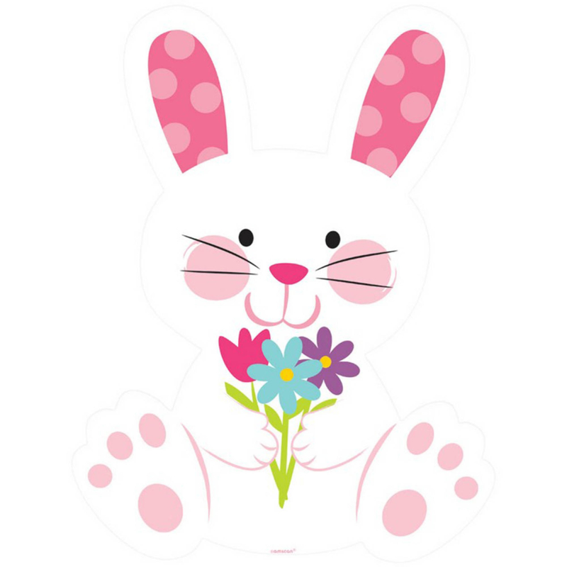 Easter bunny  flowers cutout  balloon agencies Easter bunny  flowers cutout  balloon agencies