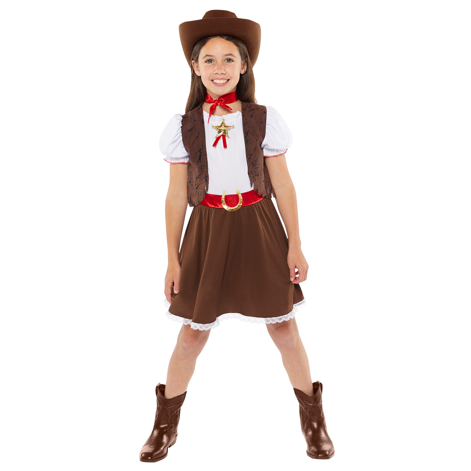Costume Western Cowgirl 3-4 Years