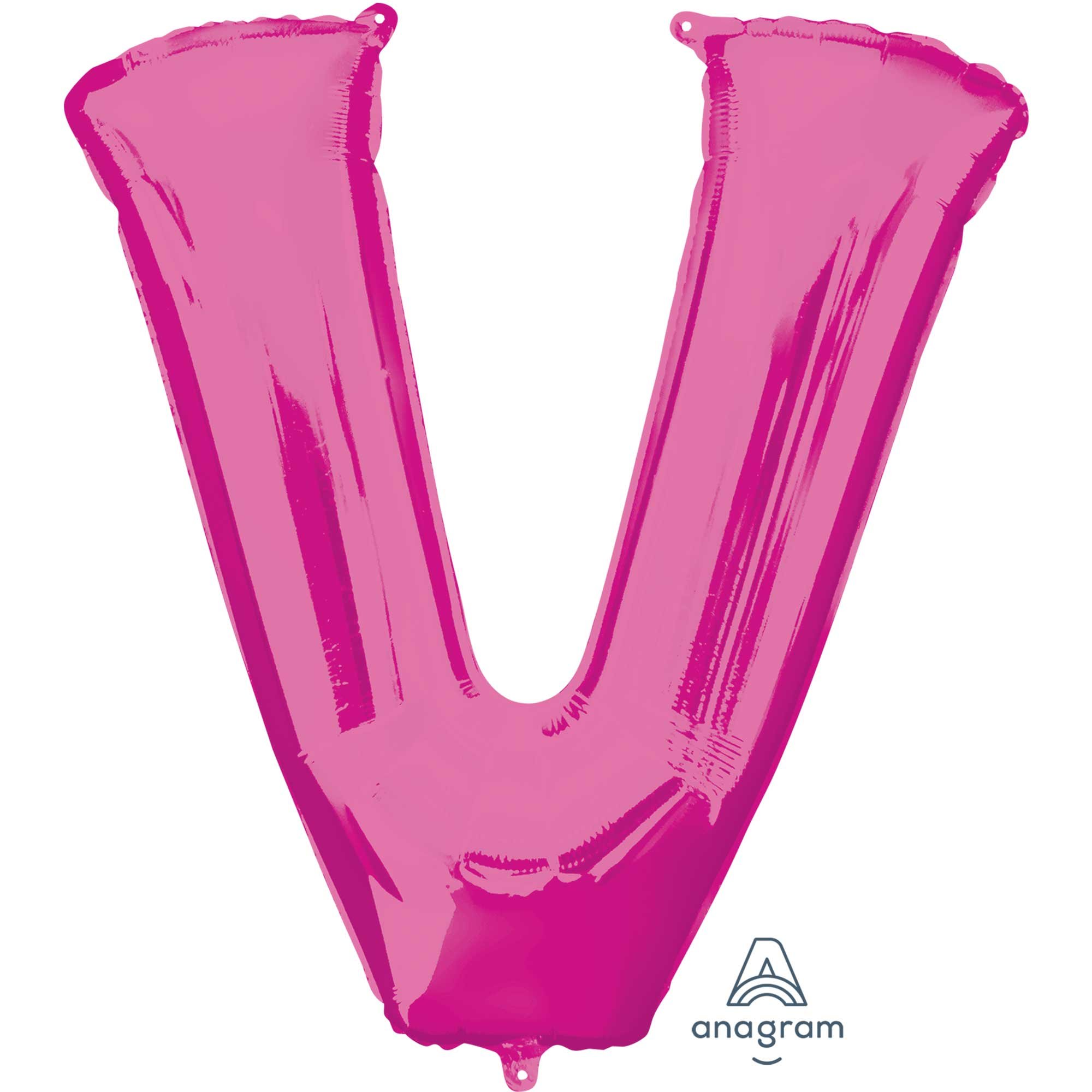SuperShape Letter V Pink L34