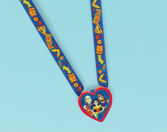 DC Superhero Girls Charm Necklace Favor