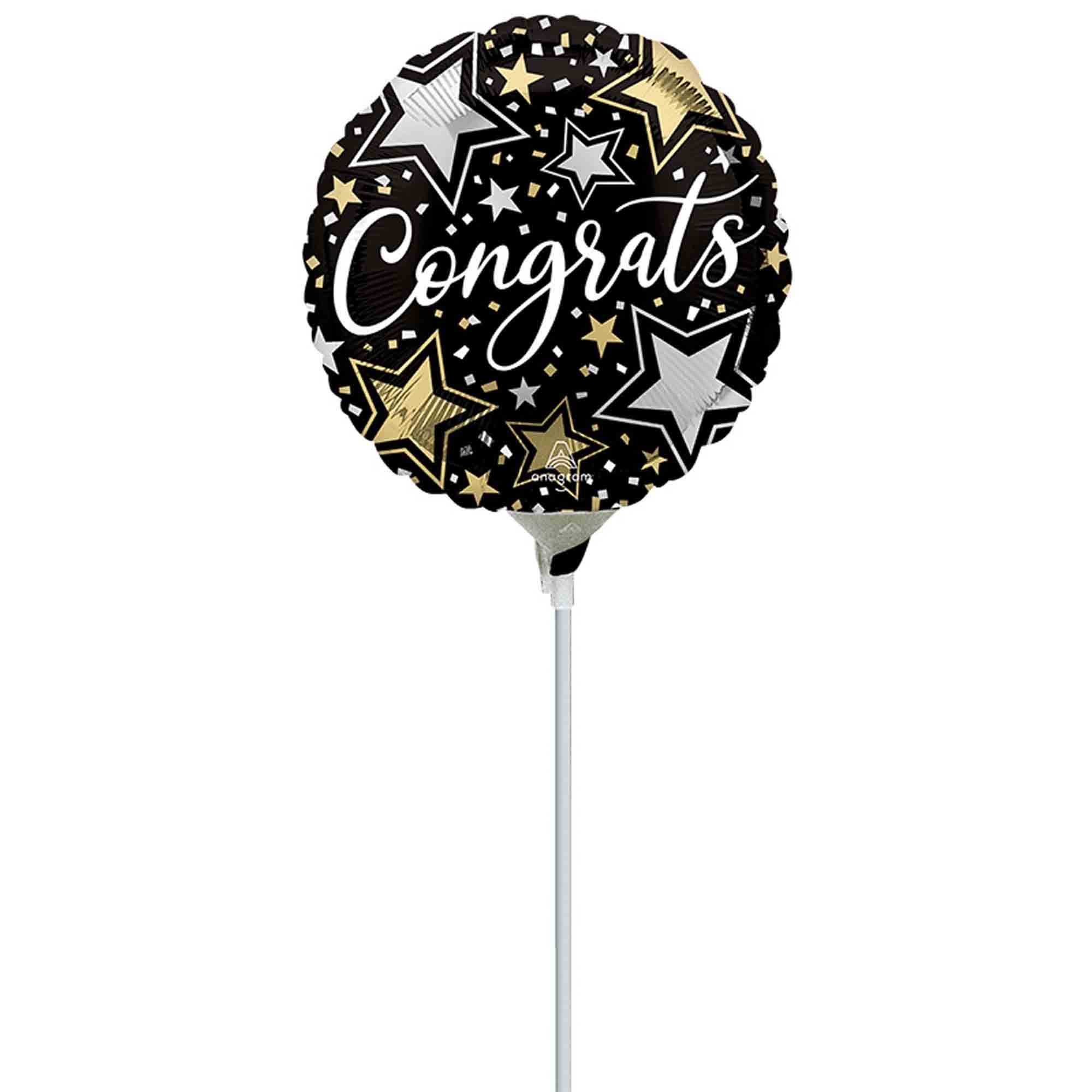 22cm Inflated Congrats Stars A15