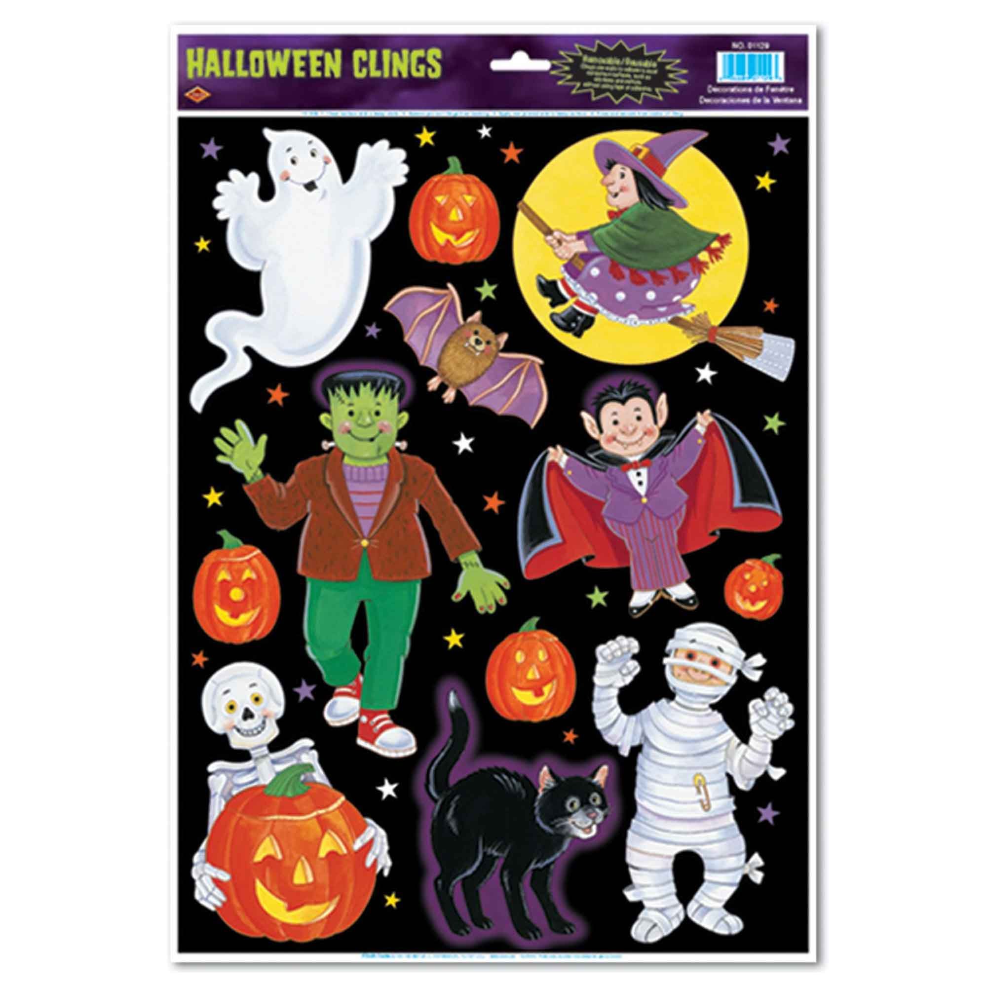 Beistle Halloween Character Clings
