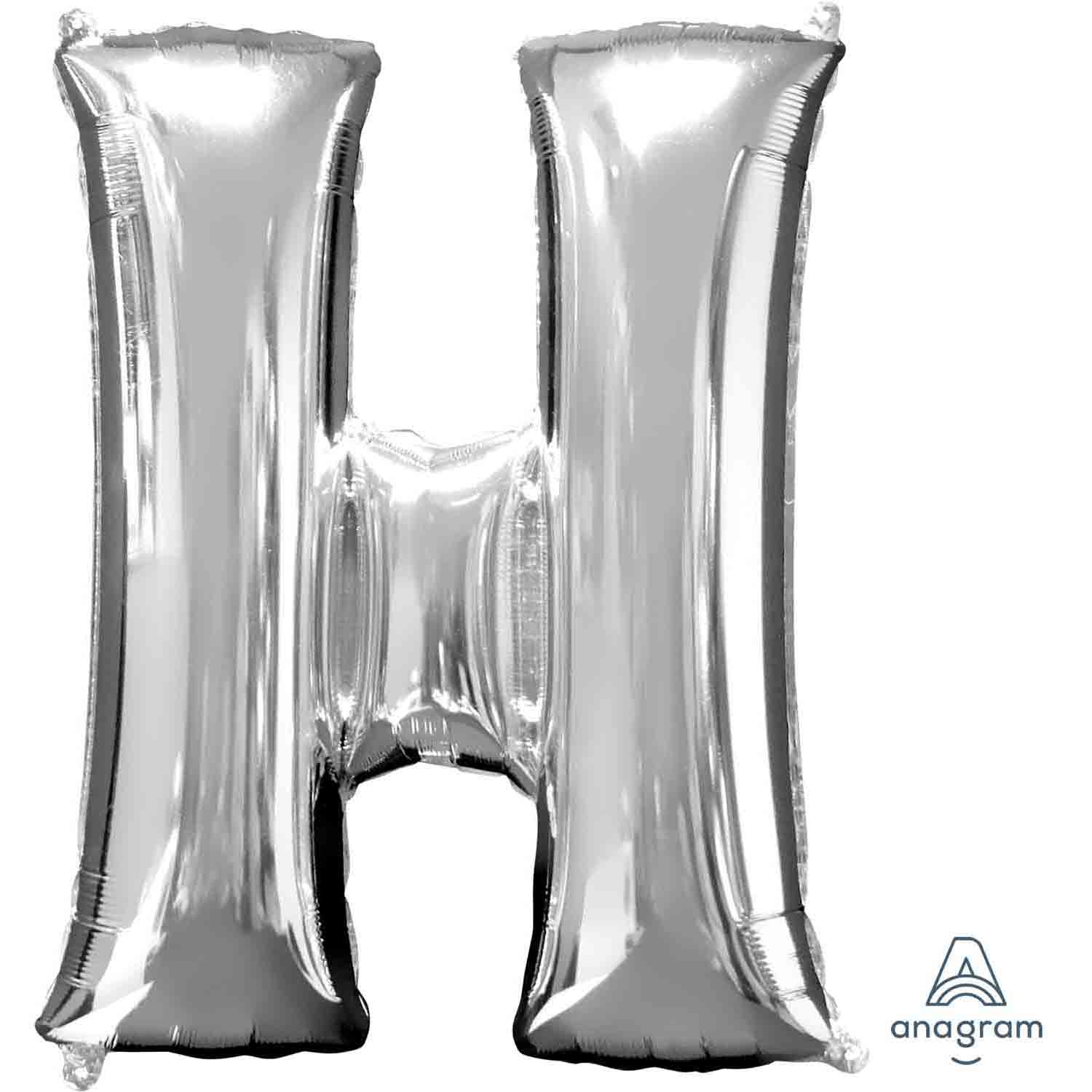 SuperShape Letter H Silver L34