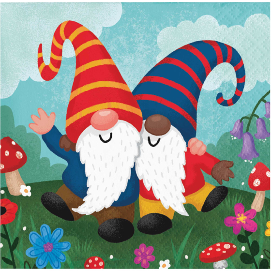 Party Gnomes Beverage Napkins