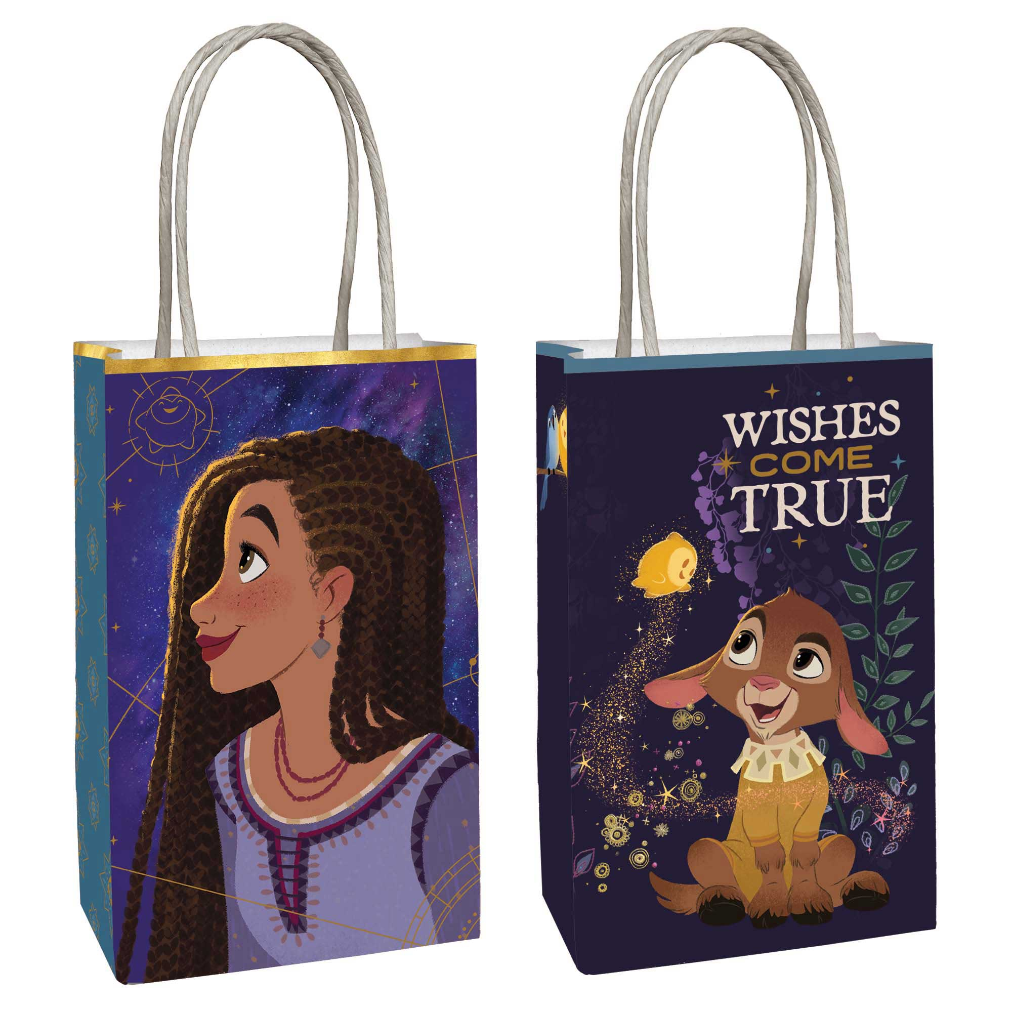Disney Wish Kraft Paper Bags 8Pk