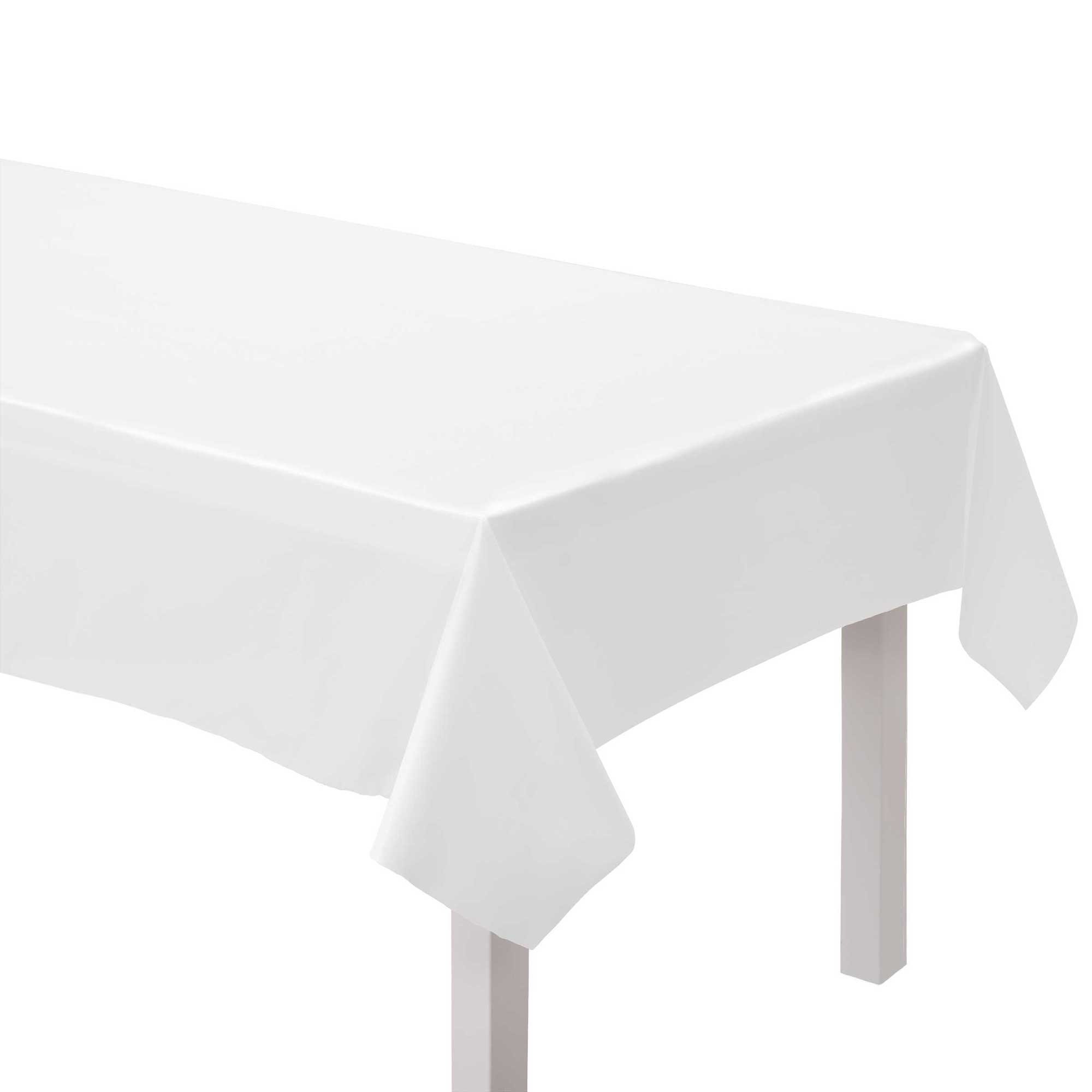 Paper Tablecover Frosty White 137cm x 274cm