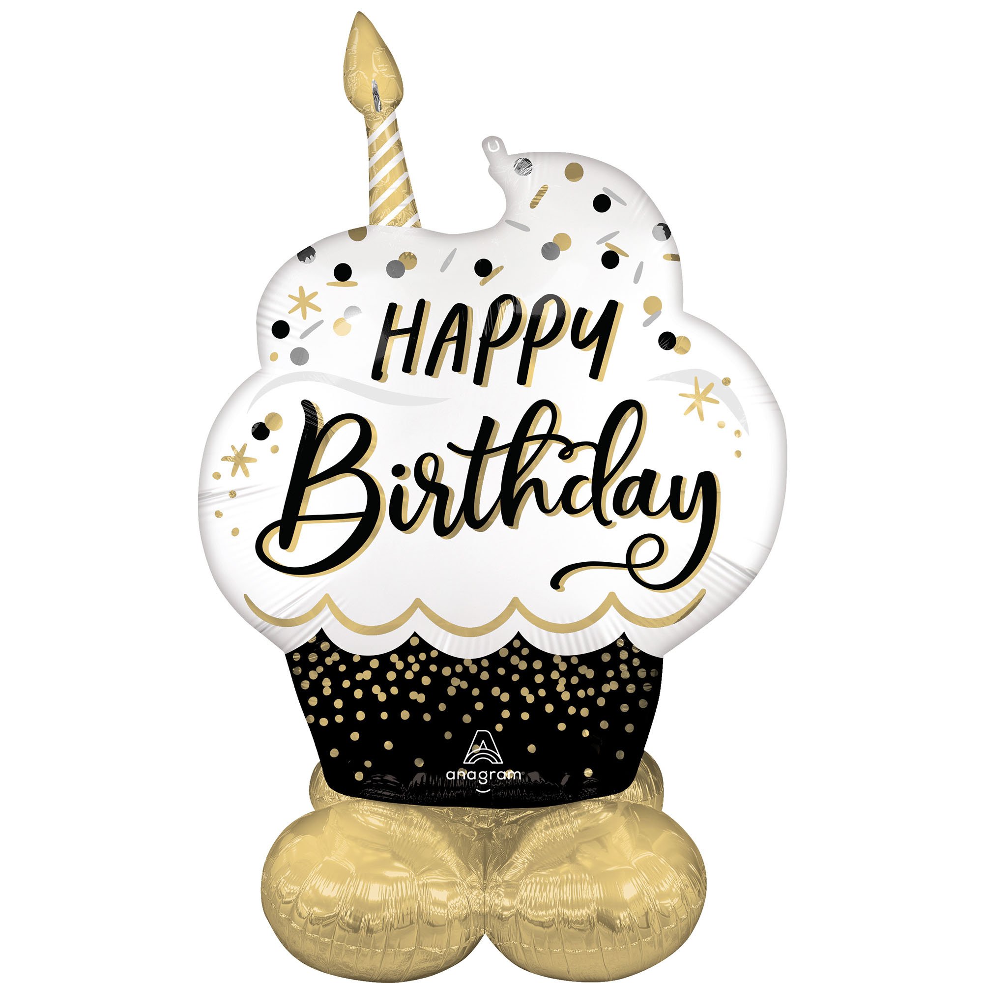 CI: AirLoonz Black, Silver & Gold Birthday Wishes P70