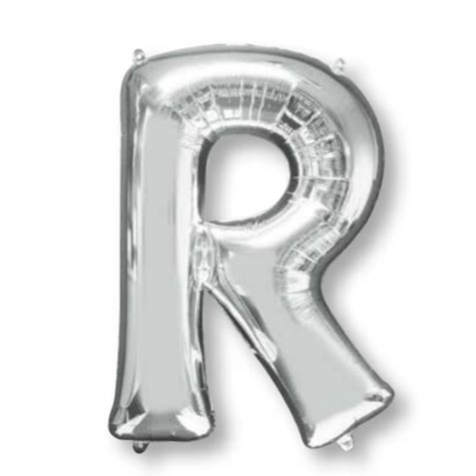 SuperShape Letter R Silver L34