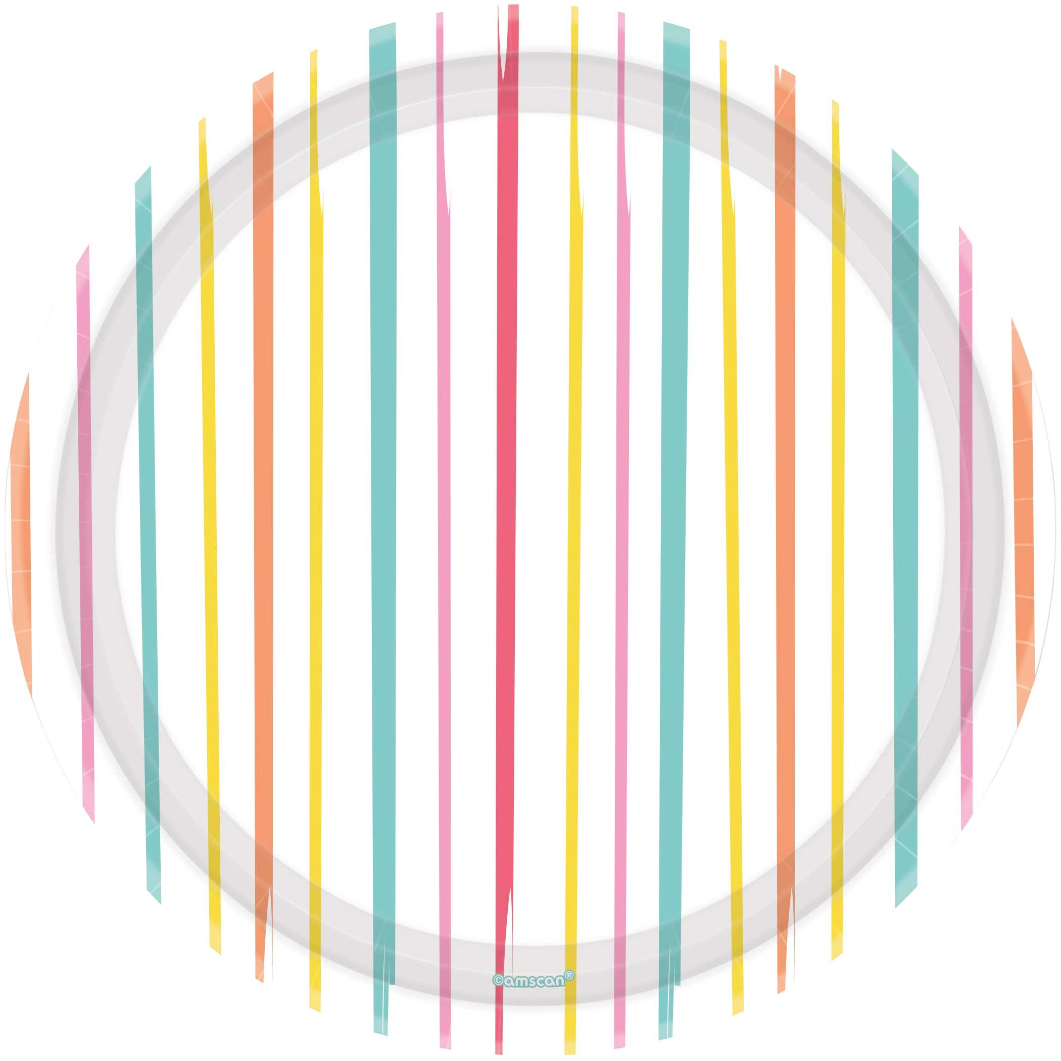 "Just Chillin 9"" / 23cm Round Paper Plates                                                                                     