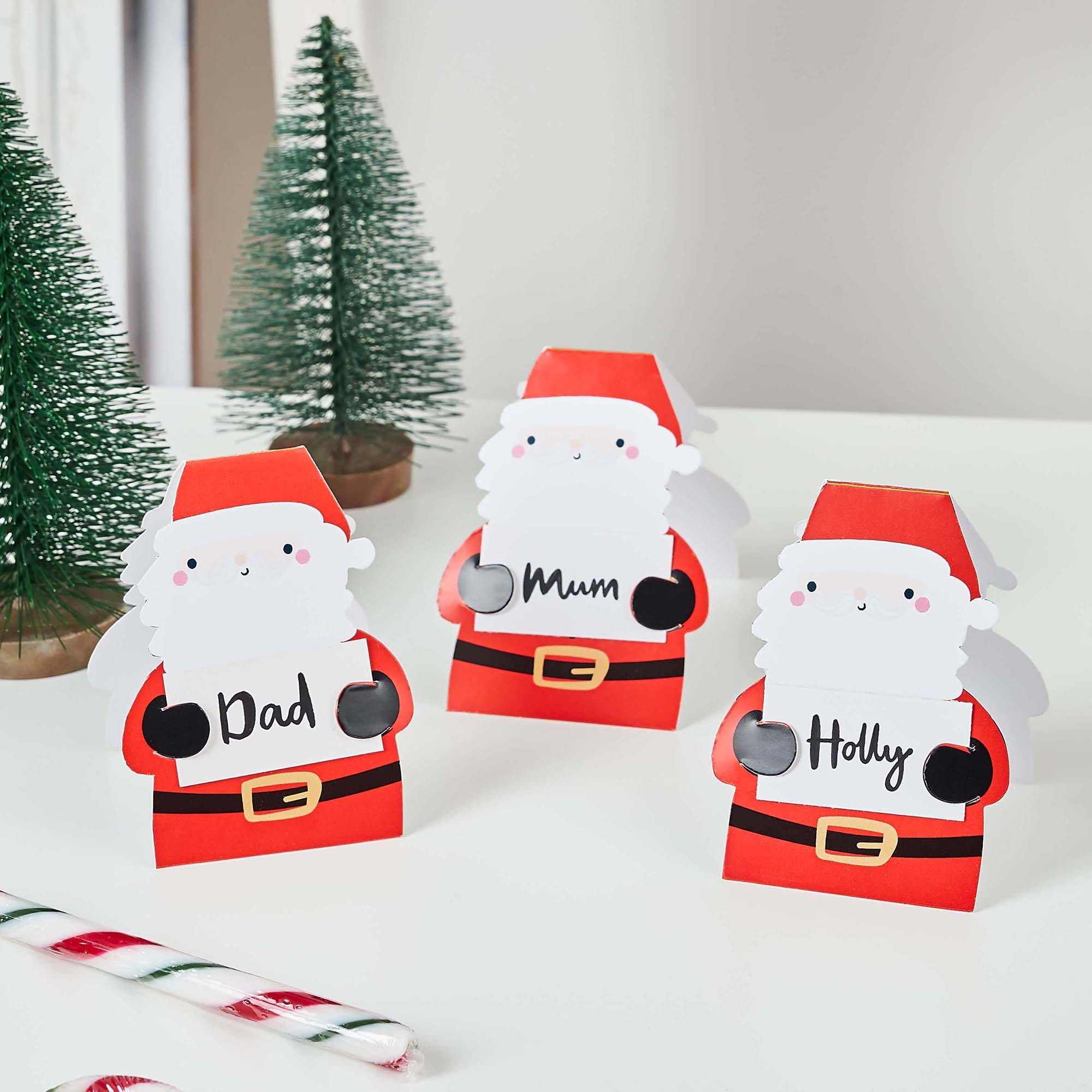 Merry Christmas Santa Place Cards