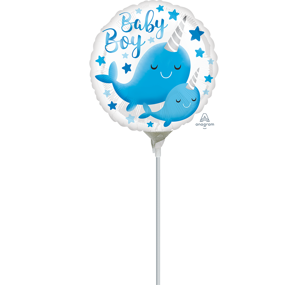 22cm Narwhal Baby Boy A15
