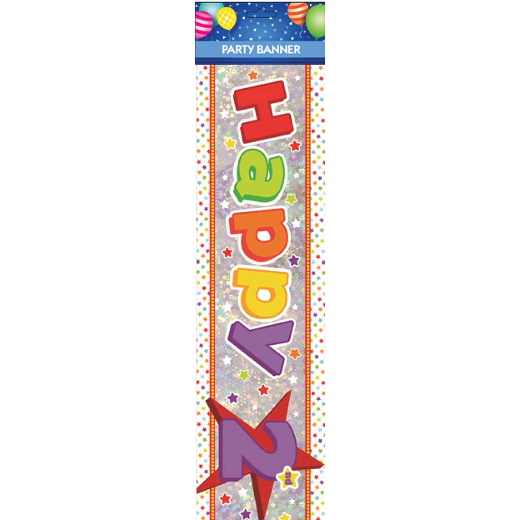 Banner Happy 2nd Birthday