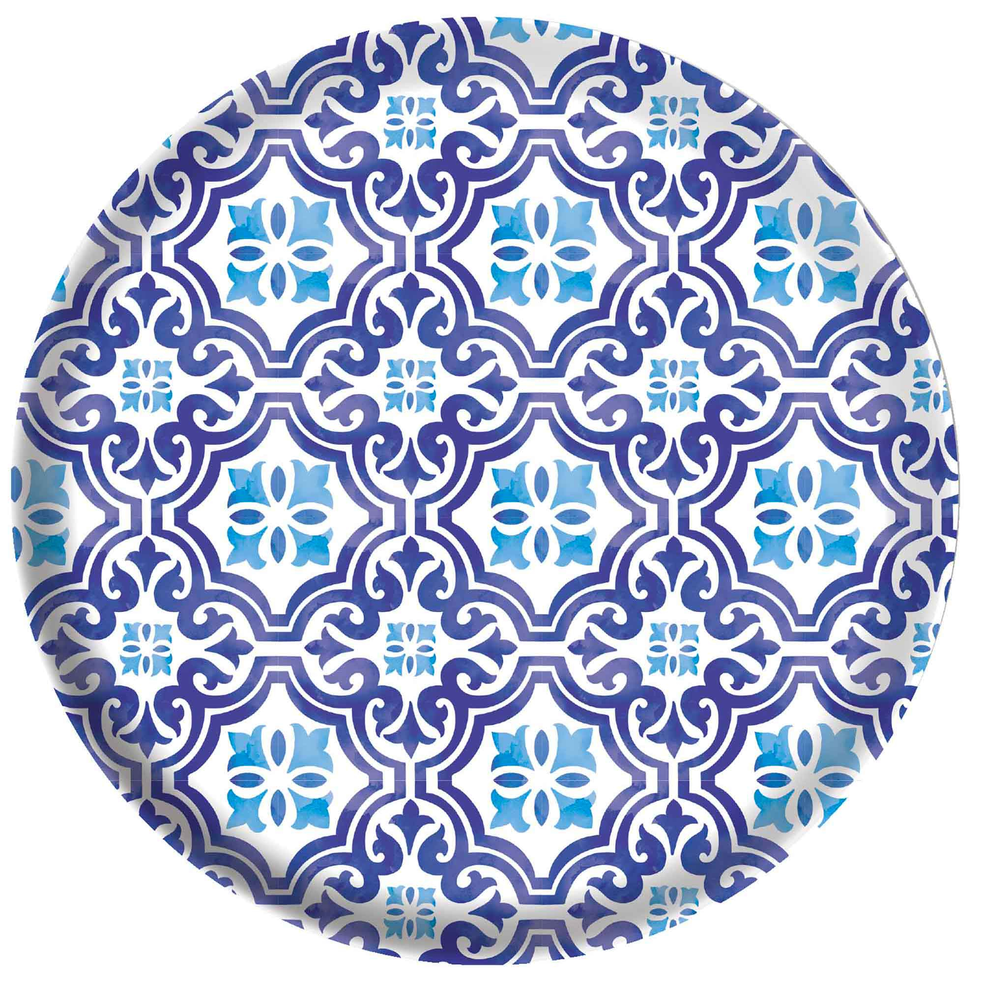Mediterranean Melamine 17cm Plate