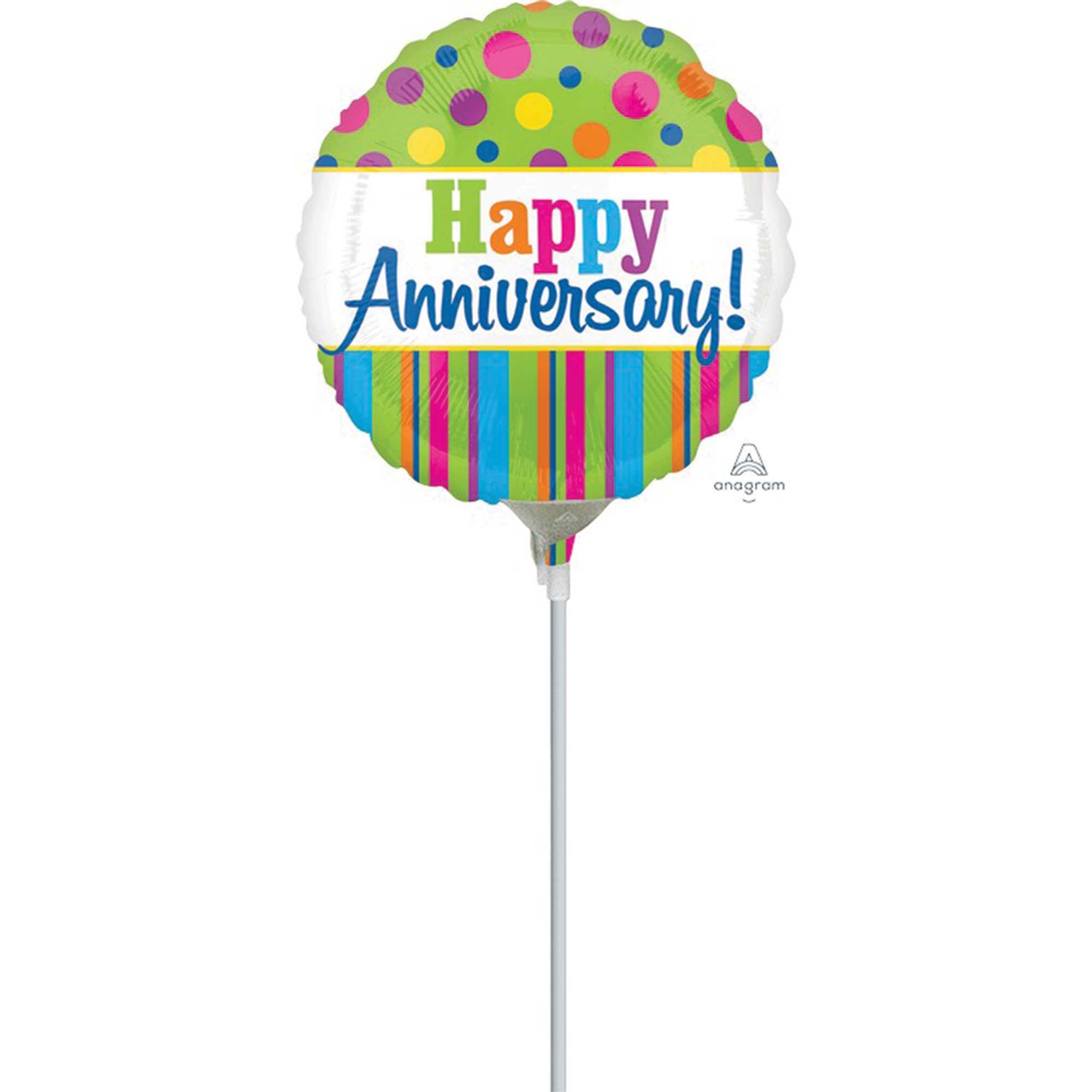 22cm Inflated Bright Anniversary A15