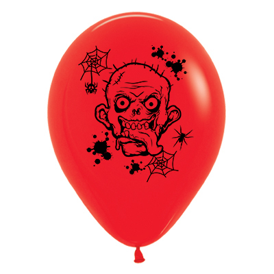 Sempertex 30cm Zombie Horror Fashion Red Latex Balloons