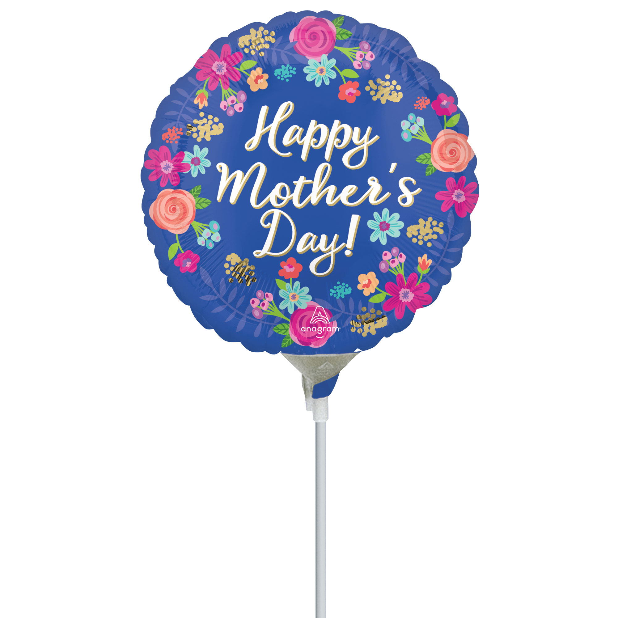 10cm Happy Mother's Day Circled in Flowers A10