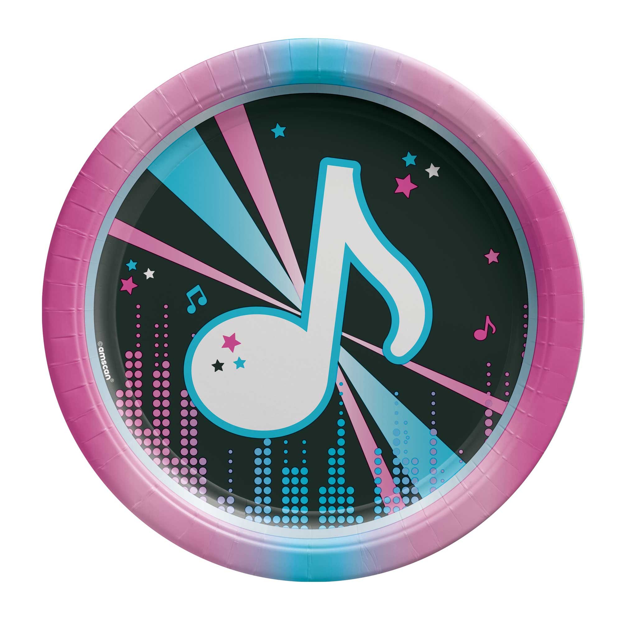 Internet Famous Birthday 23cm Round Paper Plates