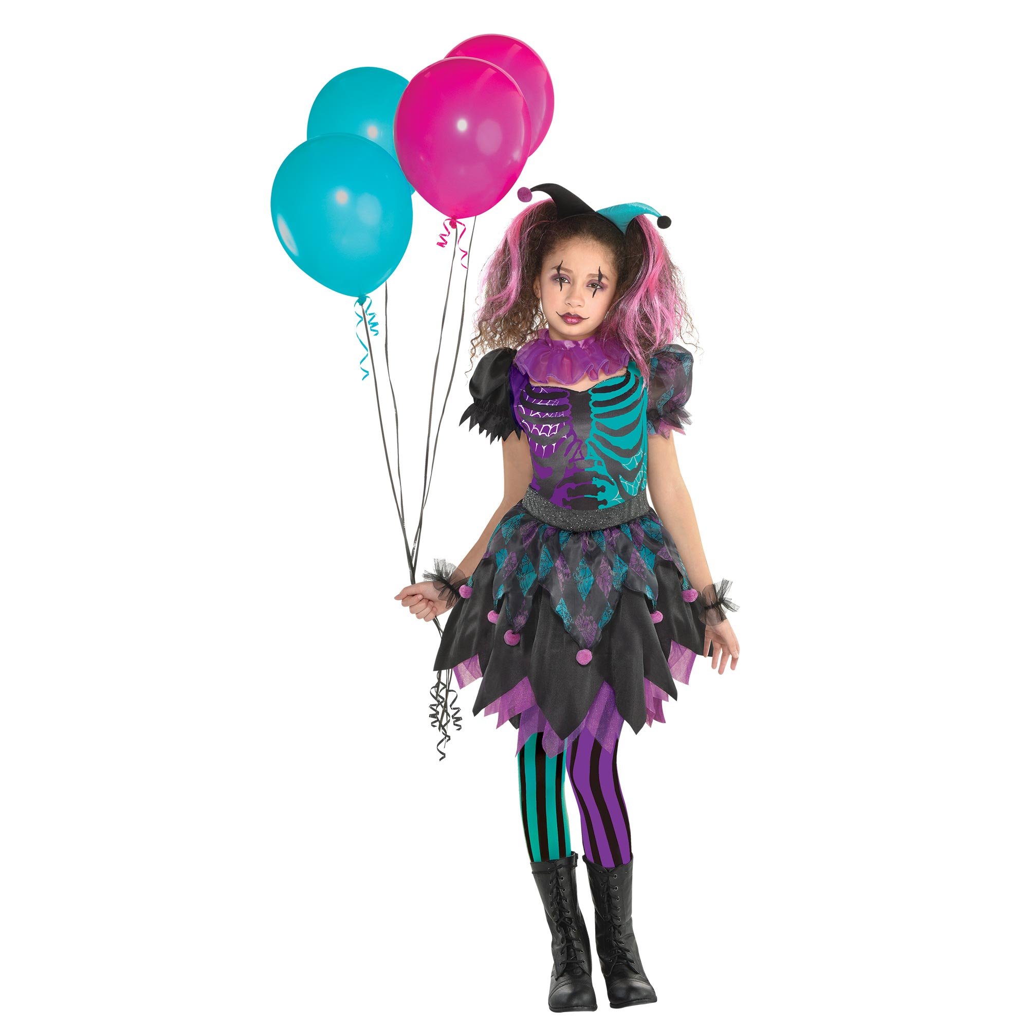 Costume Haunted Harlequin Girls 12-14 Years