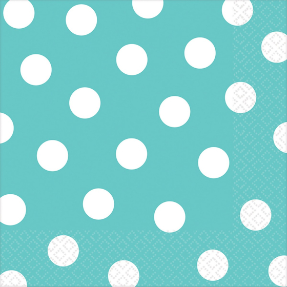 Dots Lunch Napkins Robin's-egg Blue