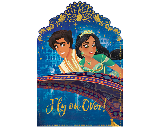 Aladdin Postcard Invitations
