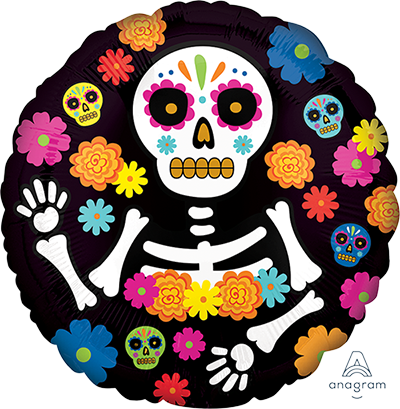 45cm Standard HX Day of the Dead Skeleton S40