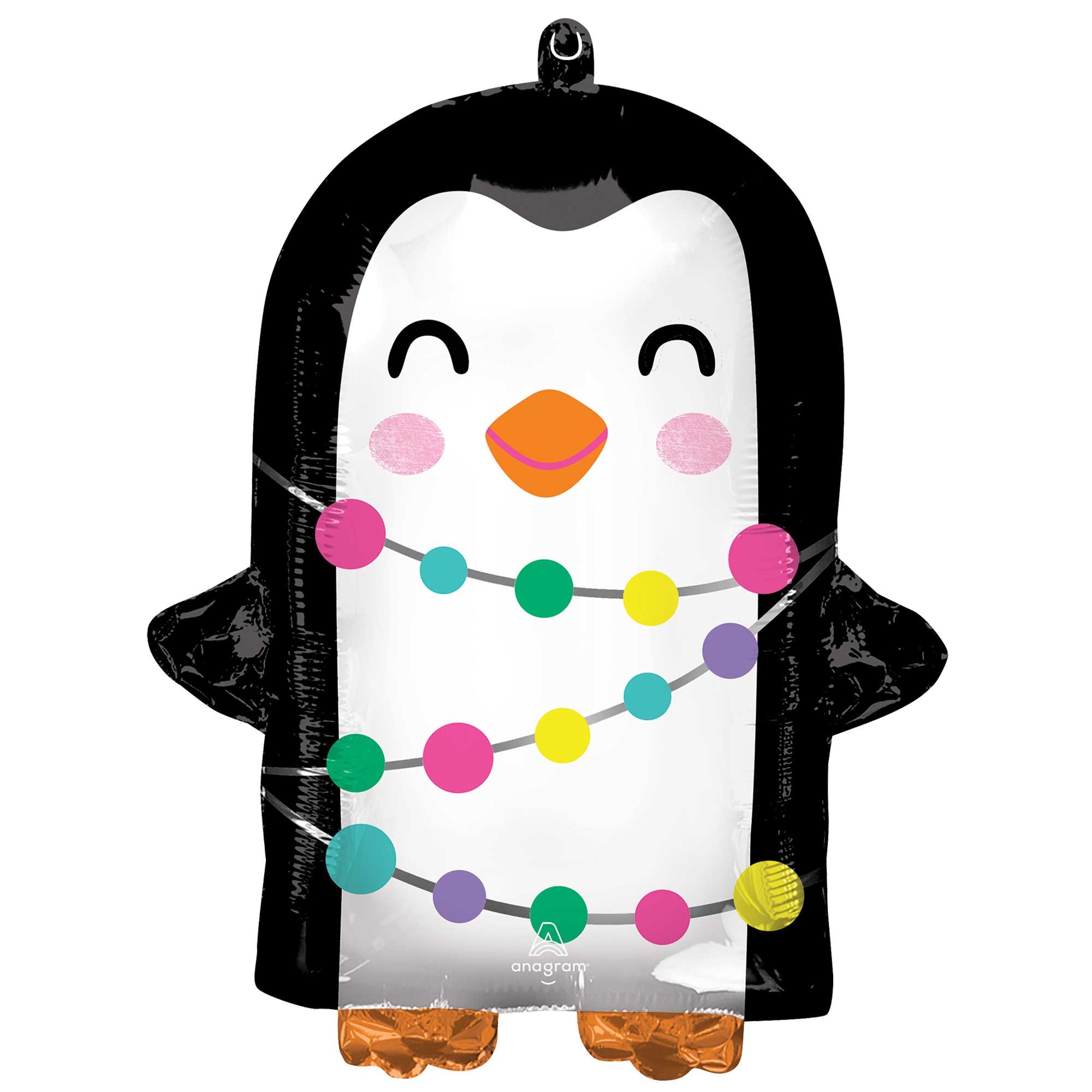 Standard Shape XL Bright Holiday Penguin S50