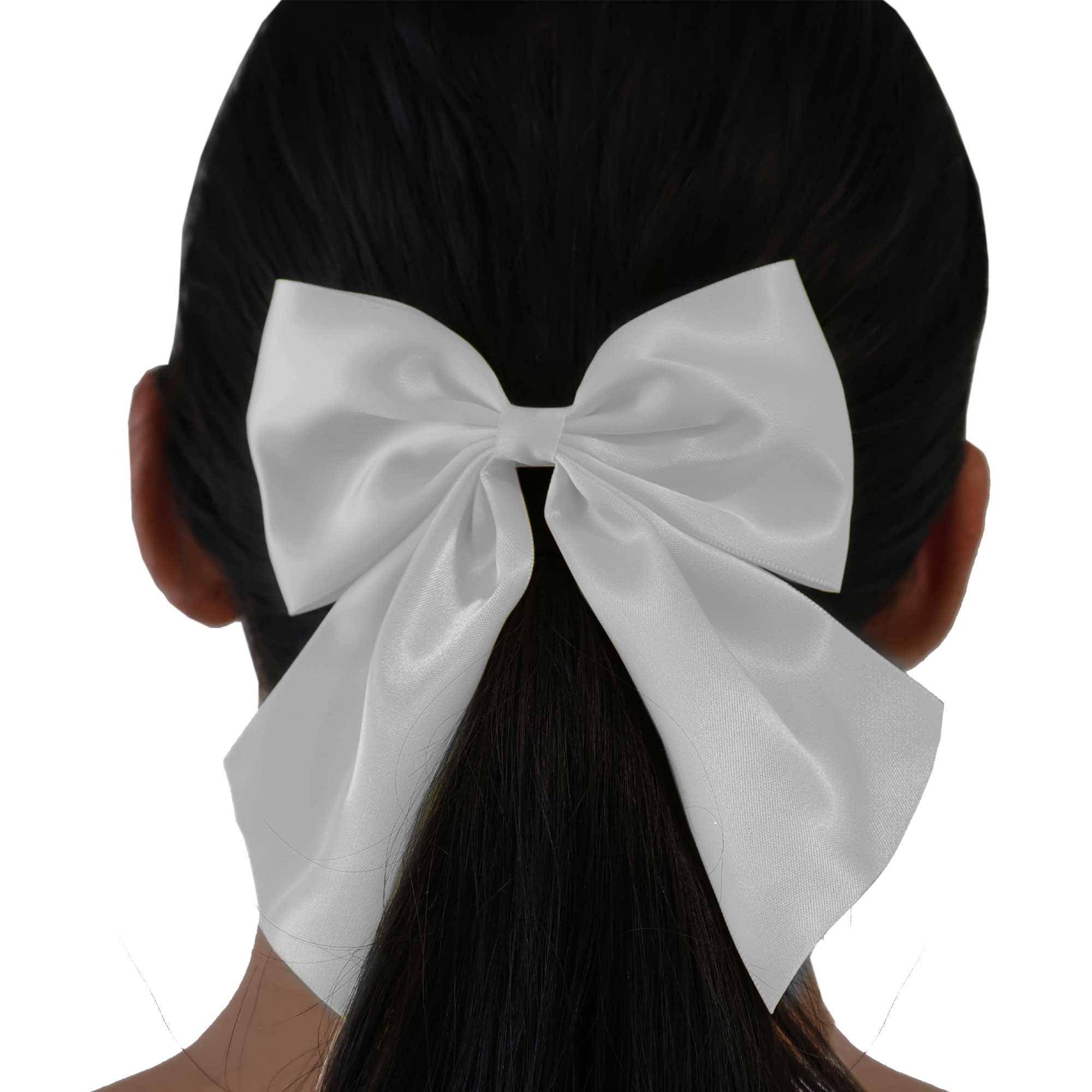 Team Spirit Hair Bow White 14+