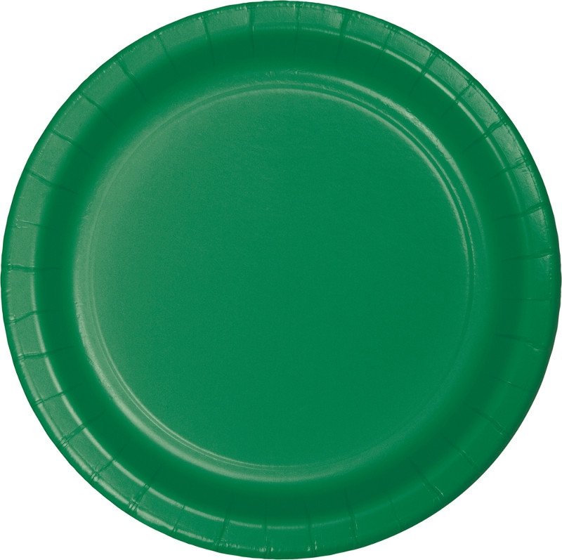 Emerald Green Lunch Plates Paper 18cm NPC