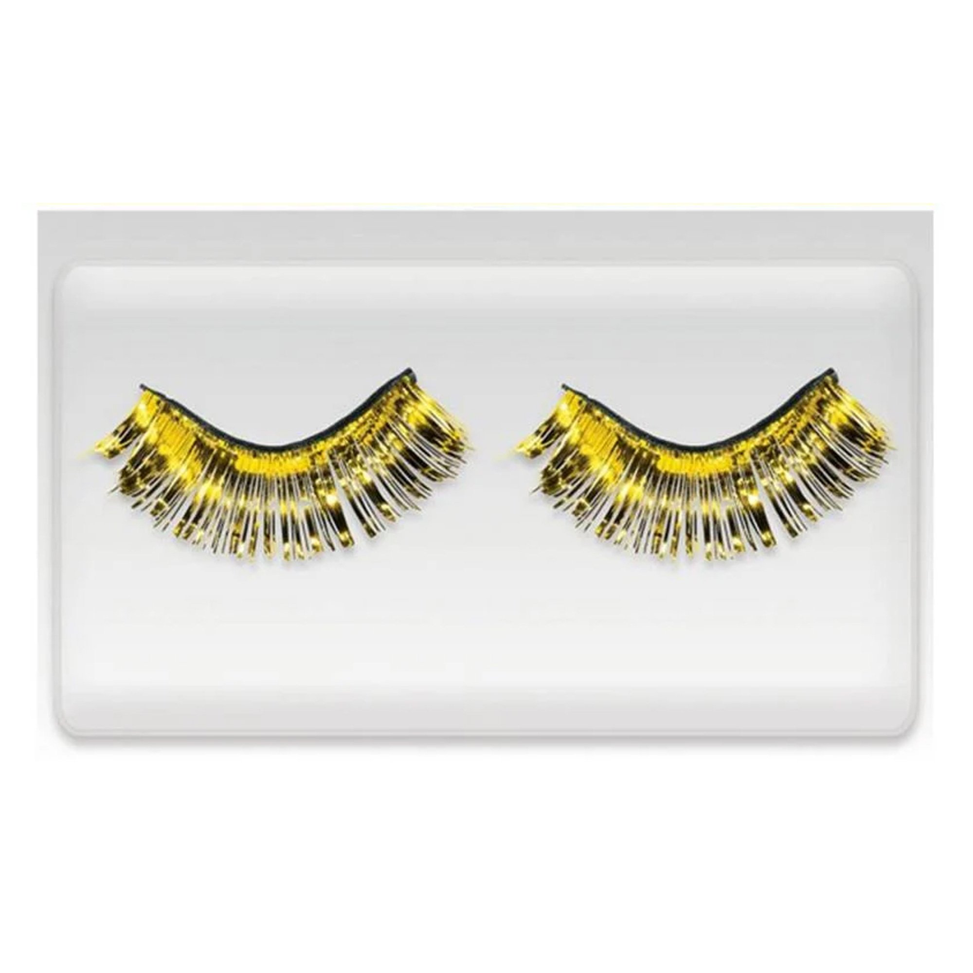 Team Spirit Tinsel Eyelashes Yellow 14+