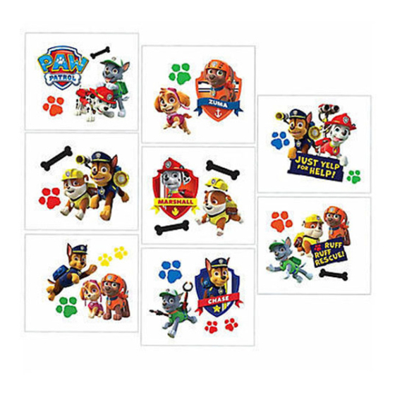 Paw Patrol Tattoo Favors Amscan Asia Pacific paw-patrol-tattoo-favors-amscan-asia-pacific