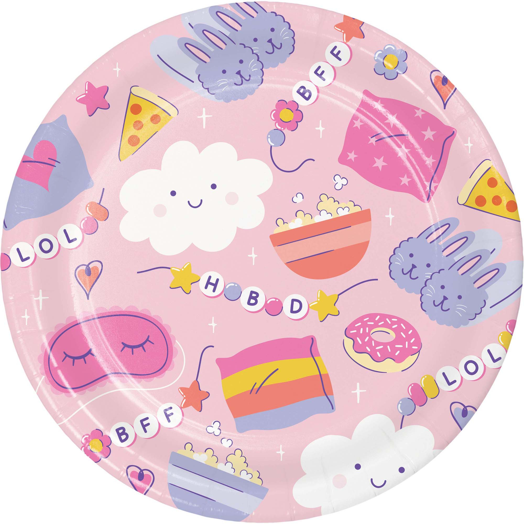 Sweet Dreams 23cm Round Paper Plates NPC