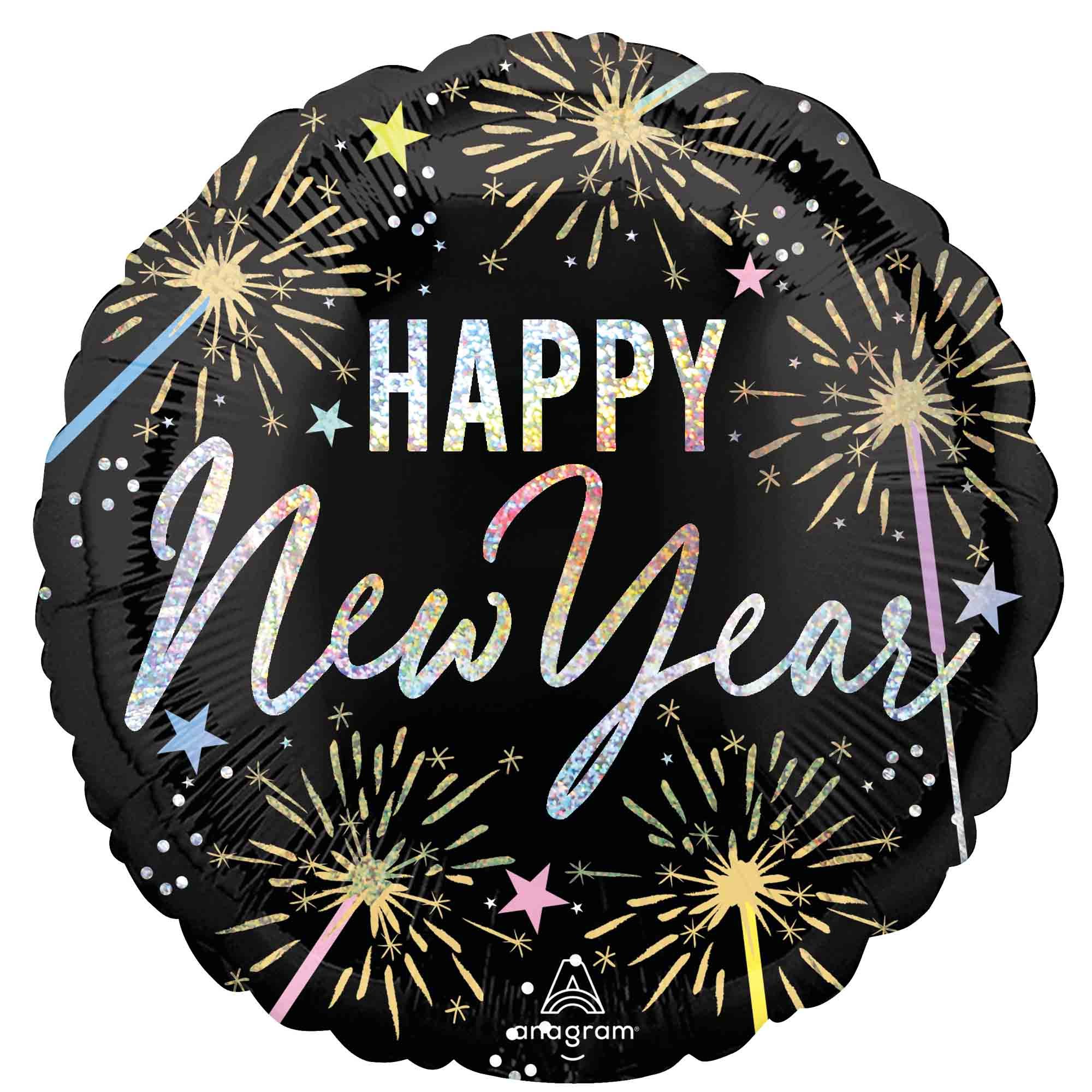 45cm Standard Holographic Festive New Years Sparkle S55