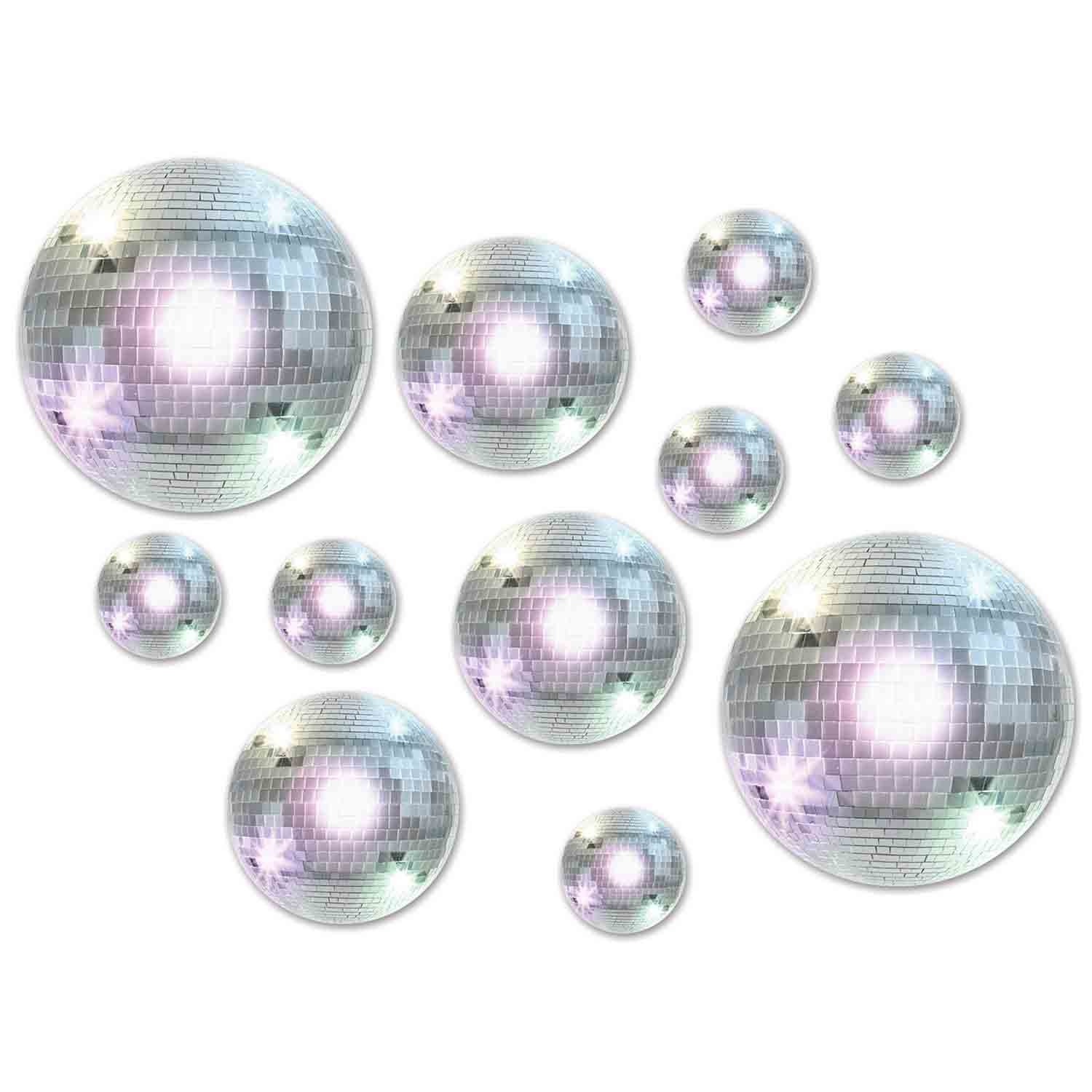 Beistle Disco Balls Cutouts