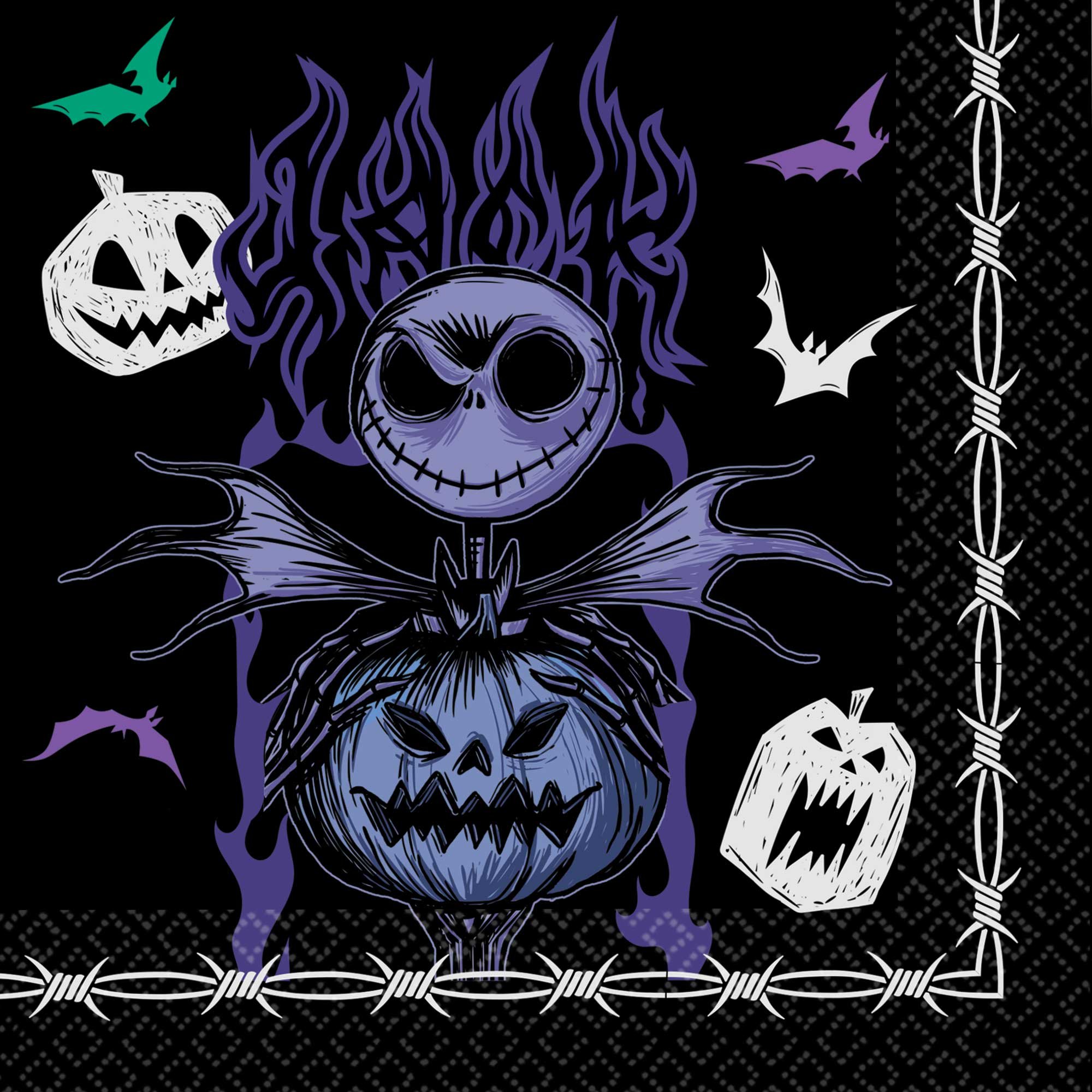 Nightmare Before Christmas Lunch Napkins