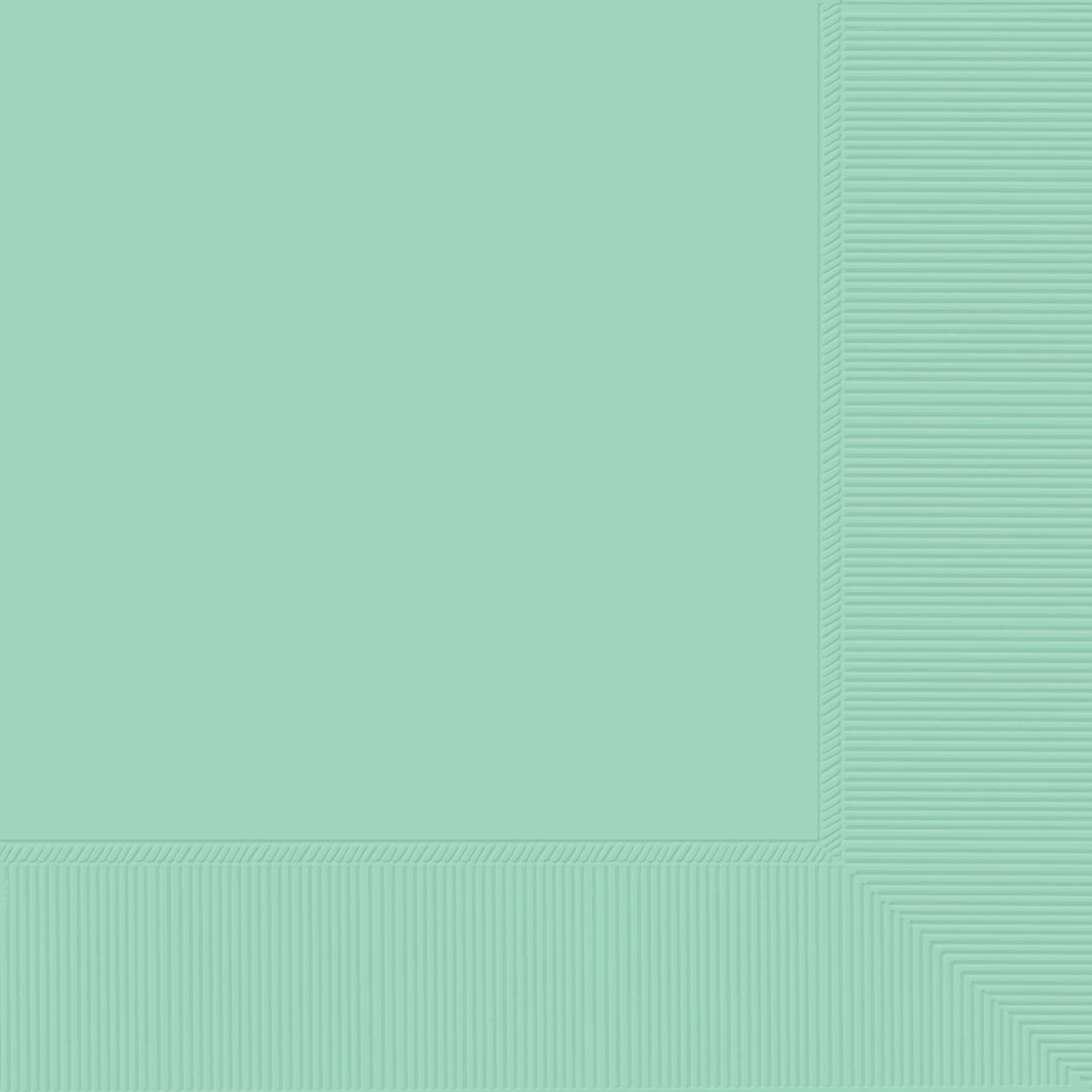 Lunch Napkins 50 Pack 2 Ply Cool Mint