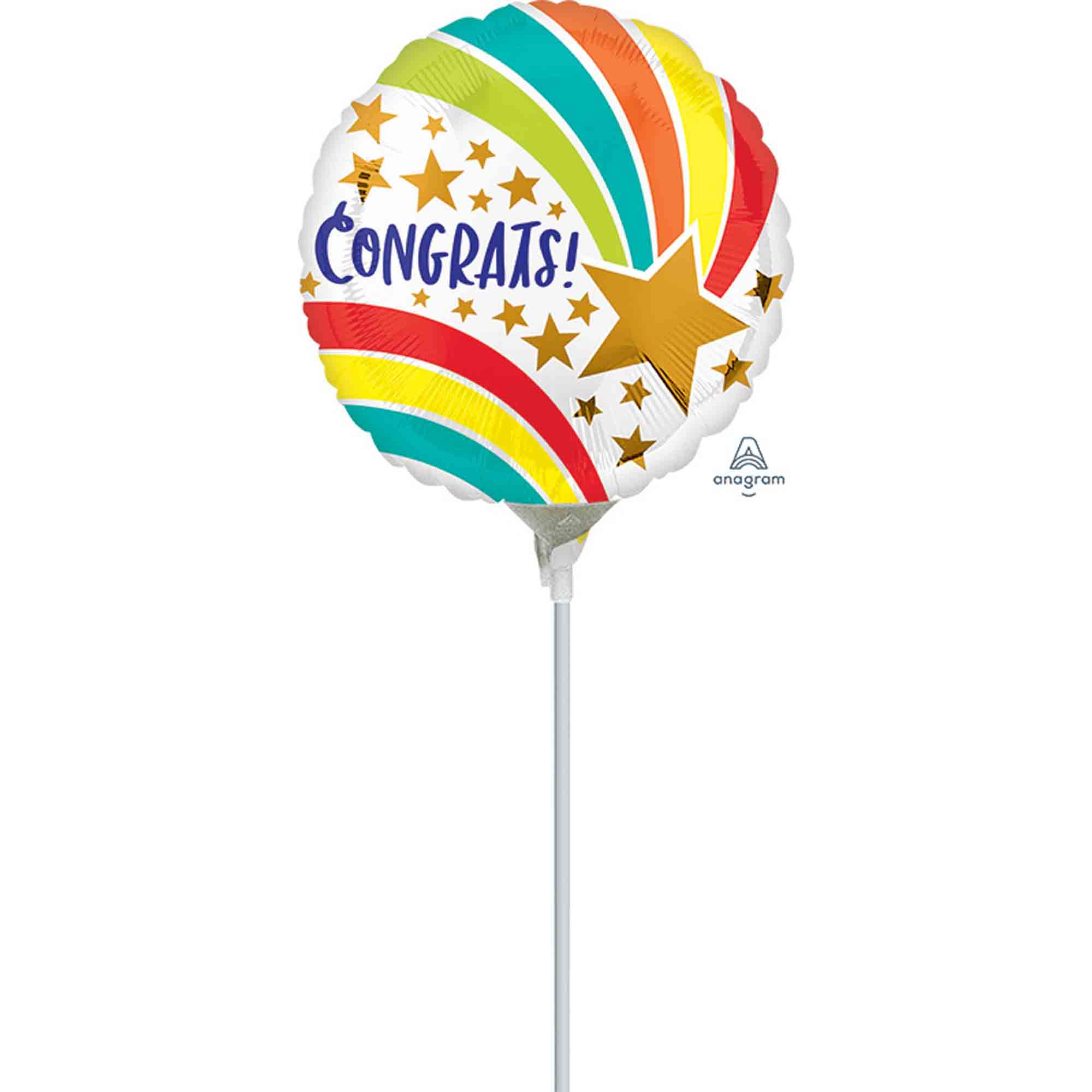 22cm Inflated Congrats Shoorting Stars A15