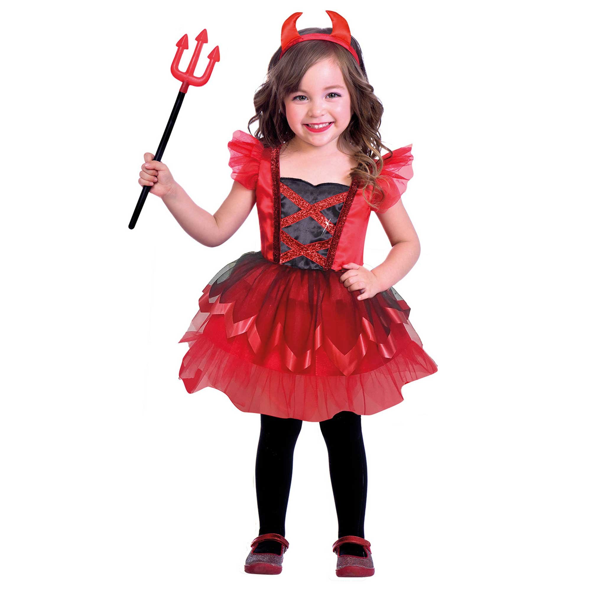 Costume Little Devil Girls 3-4 Years
